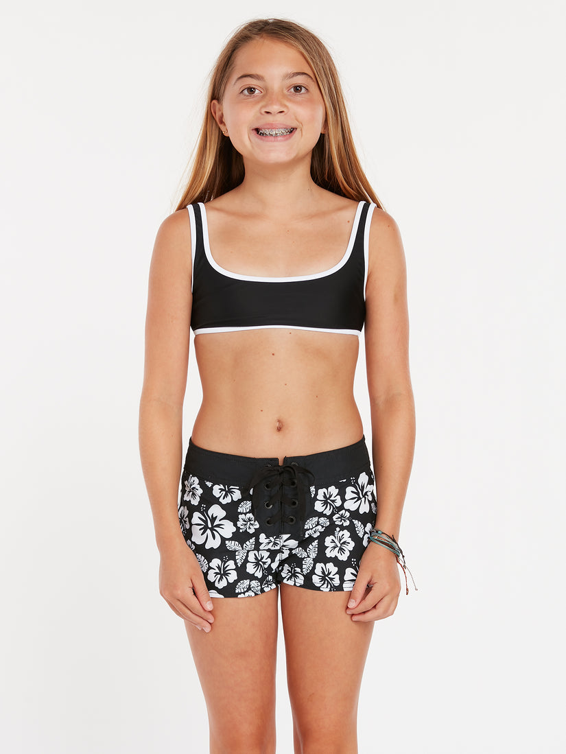 Girls Coco 1 1/2" Boardshorts - Black Combo (Q0822200_BLC) [F]