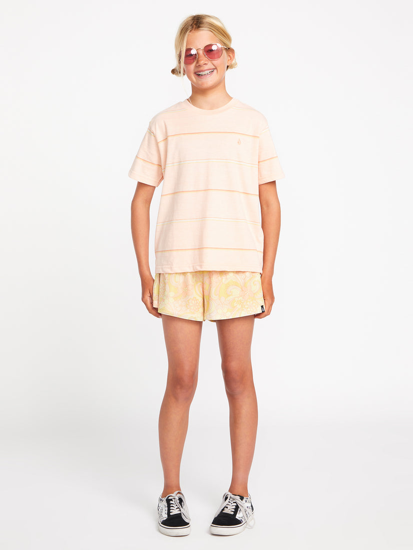 Girls Party Pack Short Sleeve Shirt - Melon (R0132200_MEL) [F]