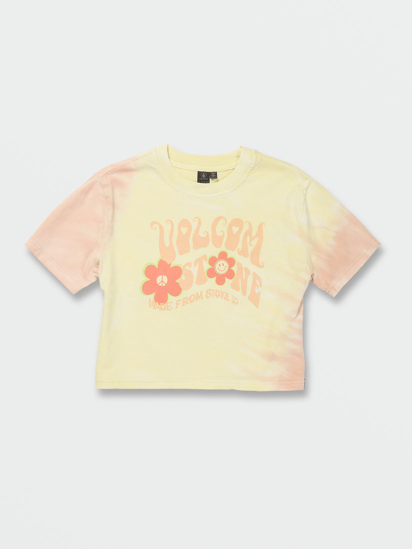 Girls Galactic Stone Short Sleeve Shirt - Citron (R0132201_CTR) [5]