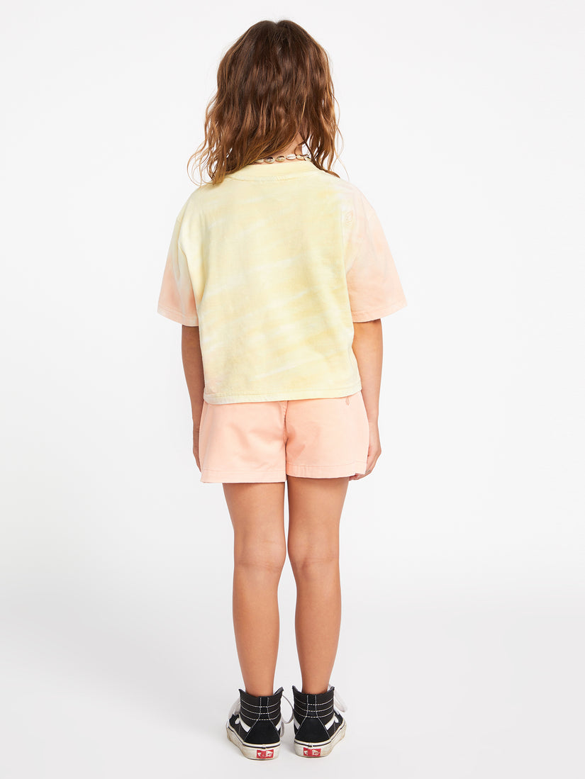 Girls Galactic Stone Short Sleeve Shirt - Citron (R0132201_CTR) [B]
