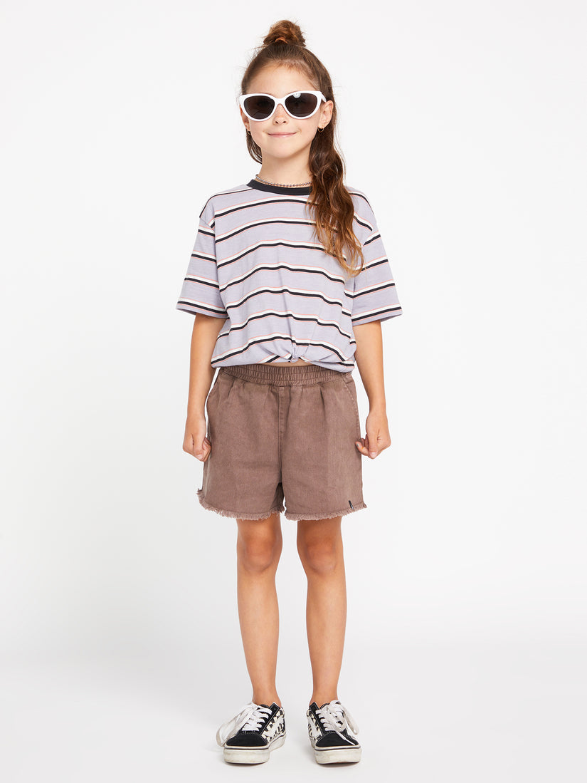 Girls Strutin Stone Shorts - Slate Grey (R0912105_SLT) [2]