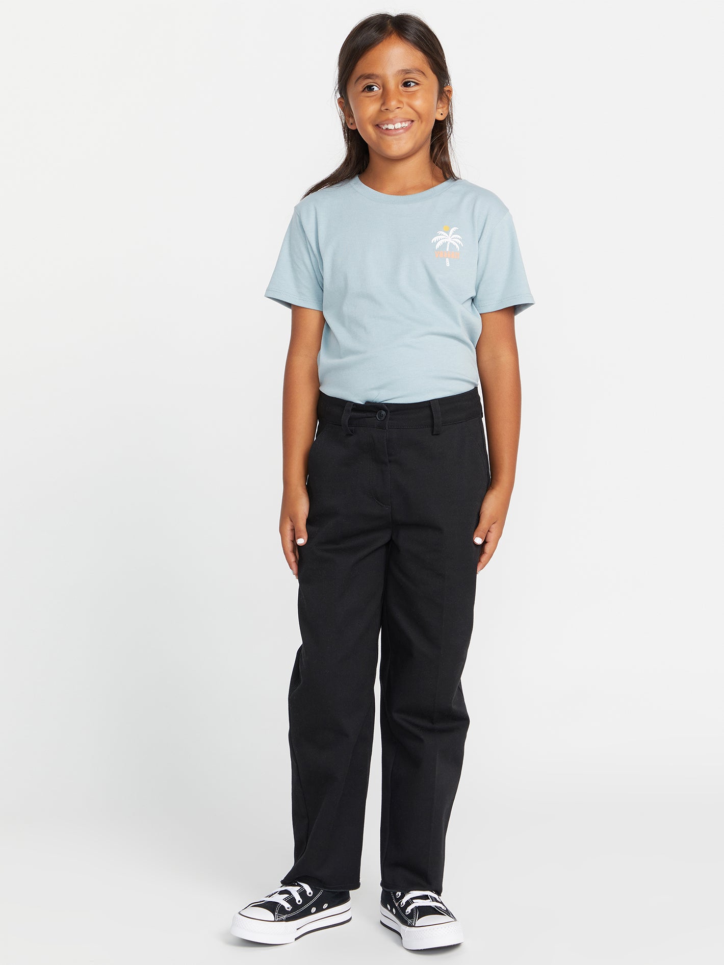 Girls Whawhat Chino Pants - Black