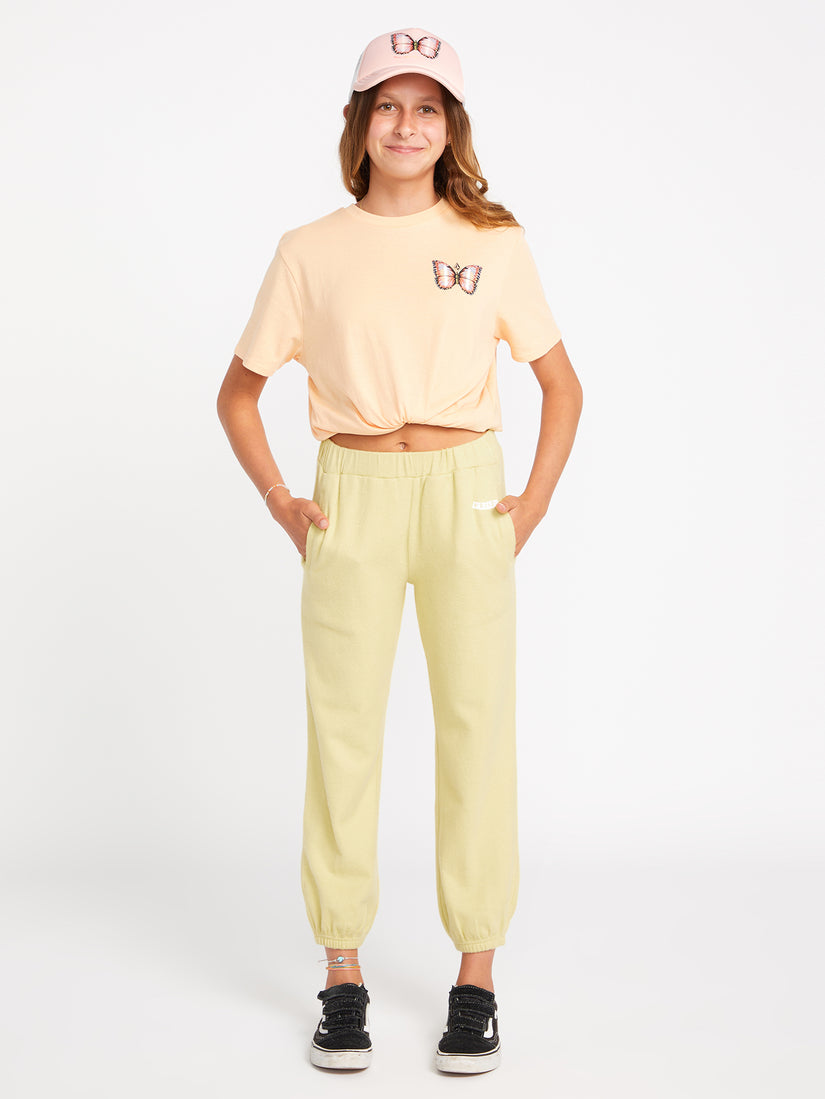 Girls Lil Fleece Pants - Citron (R1212102_CTR) [3]