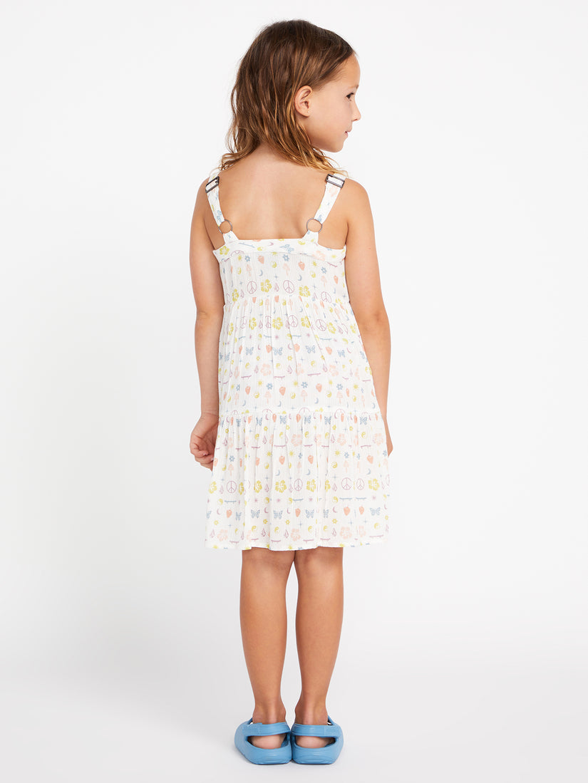 Girls Stickerbook Dress - Star White (R1322302_SWH) [B]