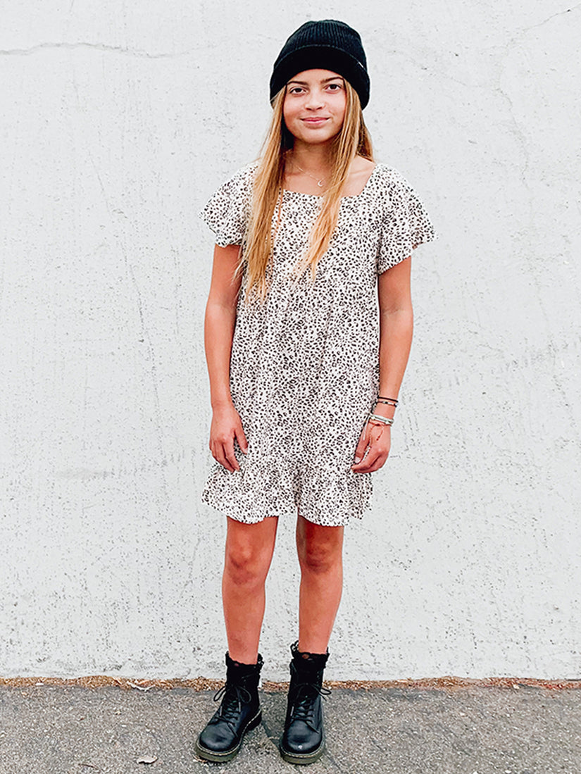 Girls Miss Hiss Dress - Sand