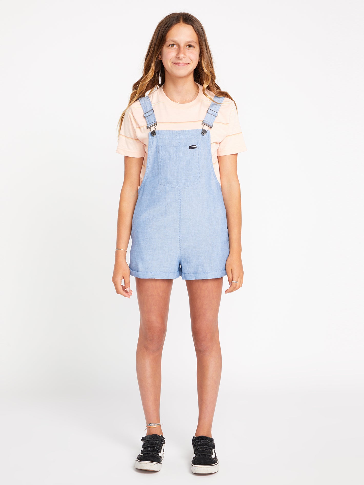 Girls Sunday Strut Romper - Blue Bird