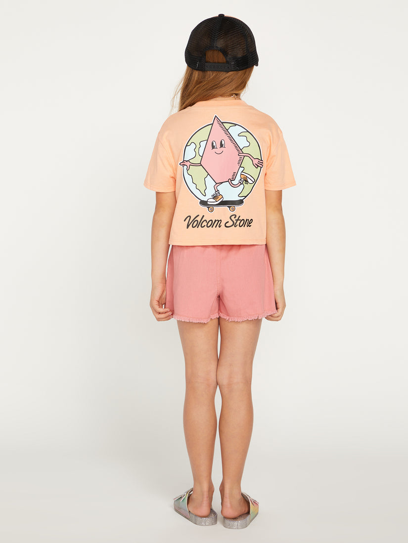 Girls Pocket Dial Tee - Melon (R3512301_MEL) [2]