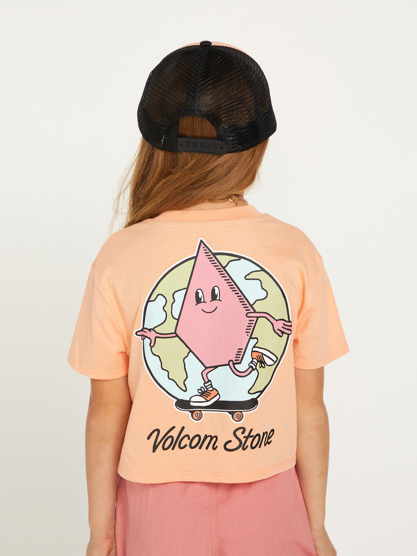 Girls Pocket Dial Tee - Melon (R3512301_MEL) [3]