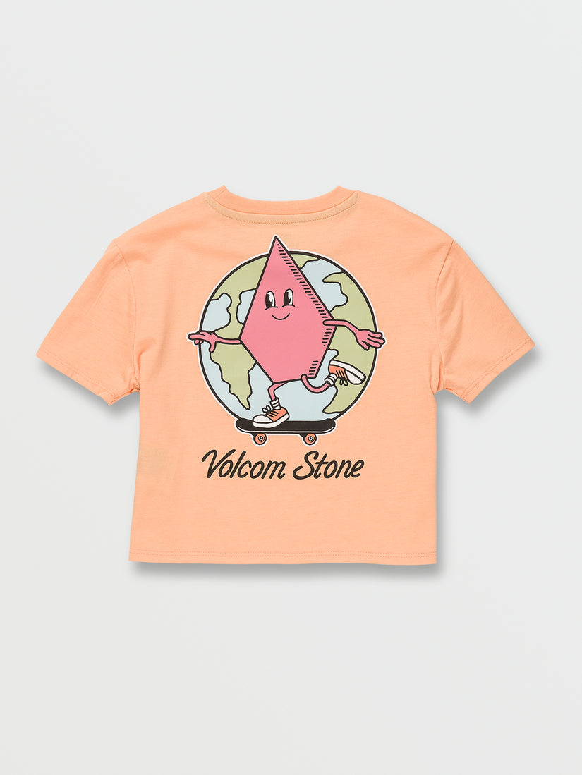 Girls Pocket Dial Tee - Melon (R3512301_MEL) [B]