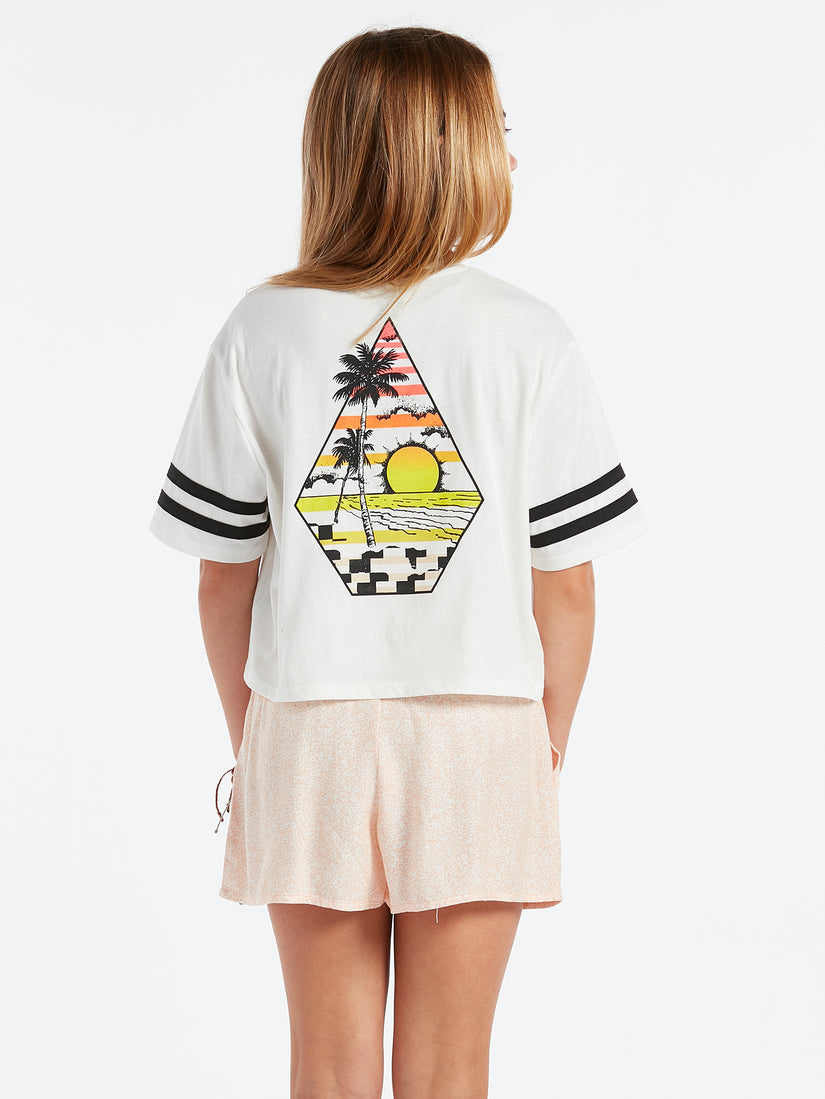 Girls Truly Stoked Tee - Star White (R3522201_SWH) [B]