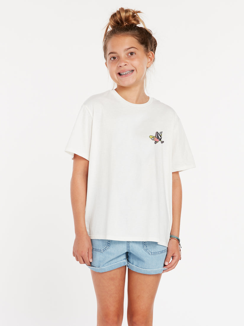 Girls Truly Stoked Boyfriend Tee - Star White (R3522203_SWH1) [F]