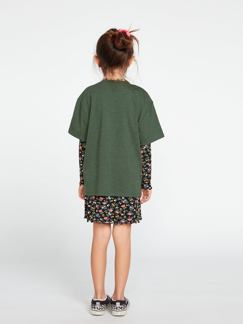 Girls Truly Stoked Boyfriend Short Sleeve Tee - Dark Pine (R3532202_DPN) [3]