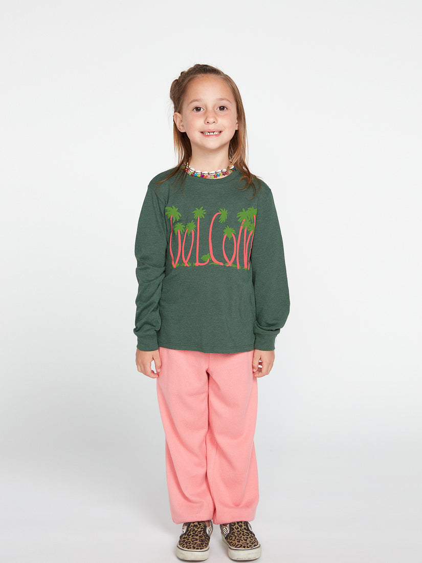 Girls Made From Stoke Long Sleeve Tee - Dark Pine (R3632200_DPN) [F]