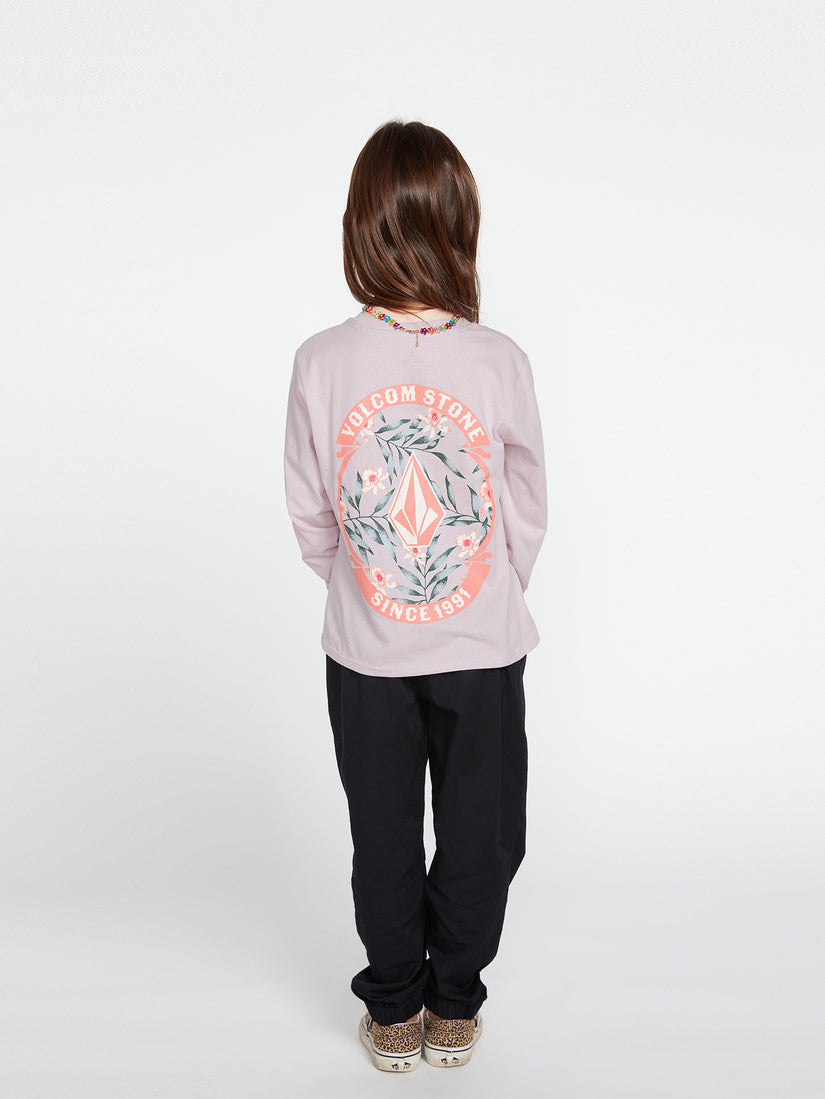 Girls Made From Stoke Long Sleeve Tee - Lavender (R3632200_LAV) [B]