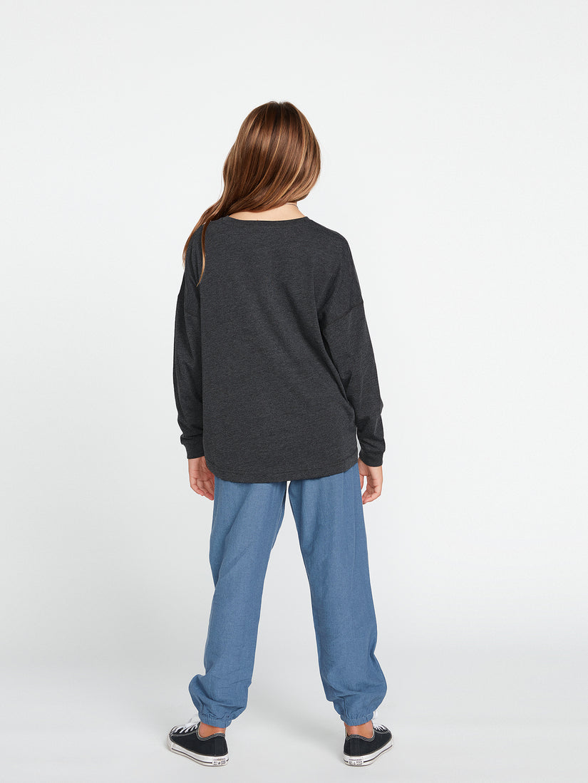 Girls Werkin Doubles Long Sleeve Tee - Black (R3632201_BLK) [B]