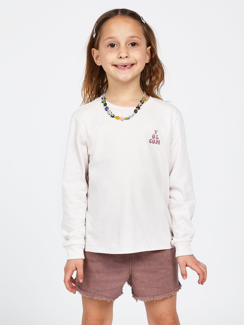 Girls Made From Stoke Long Sleeve Tee - Ash (R3642200_AGR) [1]