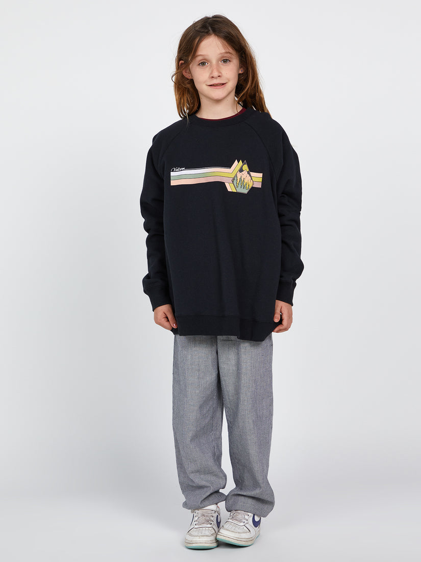 Girls Truly Stokin Boyfriend Sweatshirt - Black (R4622200_BLK) [1]