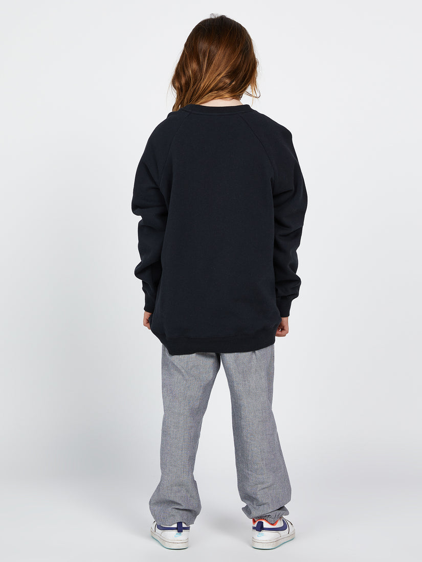 Girls Truly Stokin Boyfriend Sweatshirt - Black (R4622200_BLK) [2]