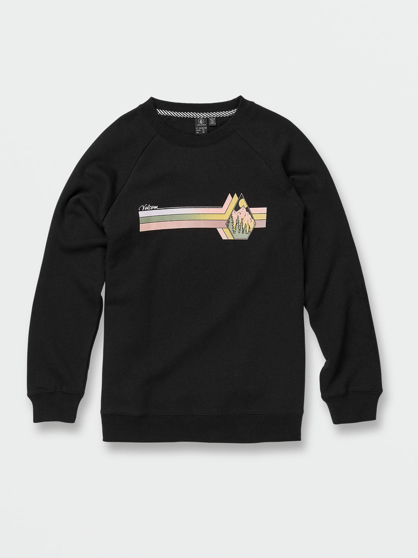 Girls Truly Stokin Boyfriend Sweatshirt - Black (R4622200_BLK) [3]