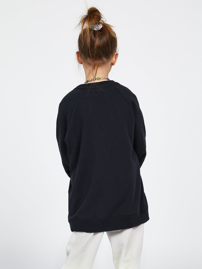 Girls Truly Stokin Boyfriend Sweatshirt - Black (R4622200_BLK) [B]