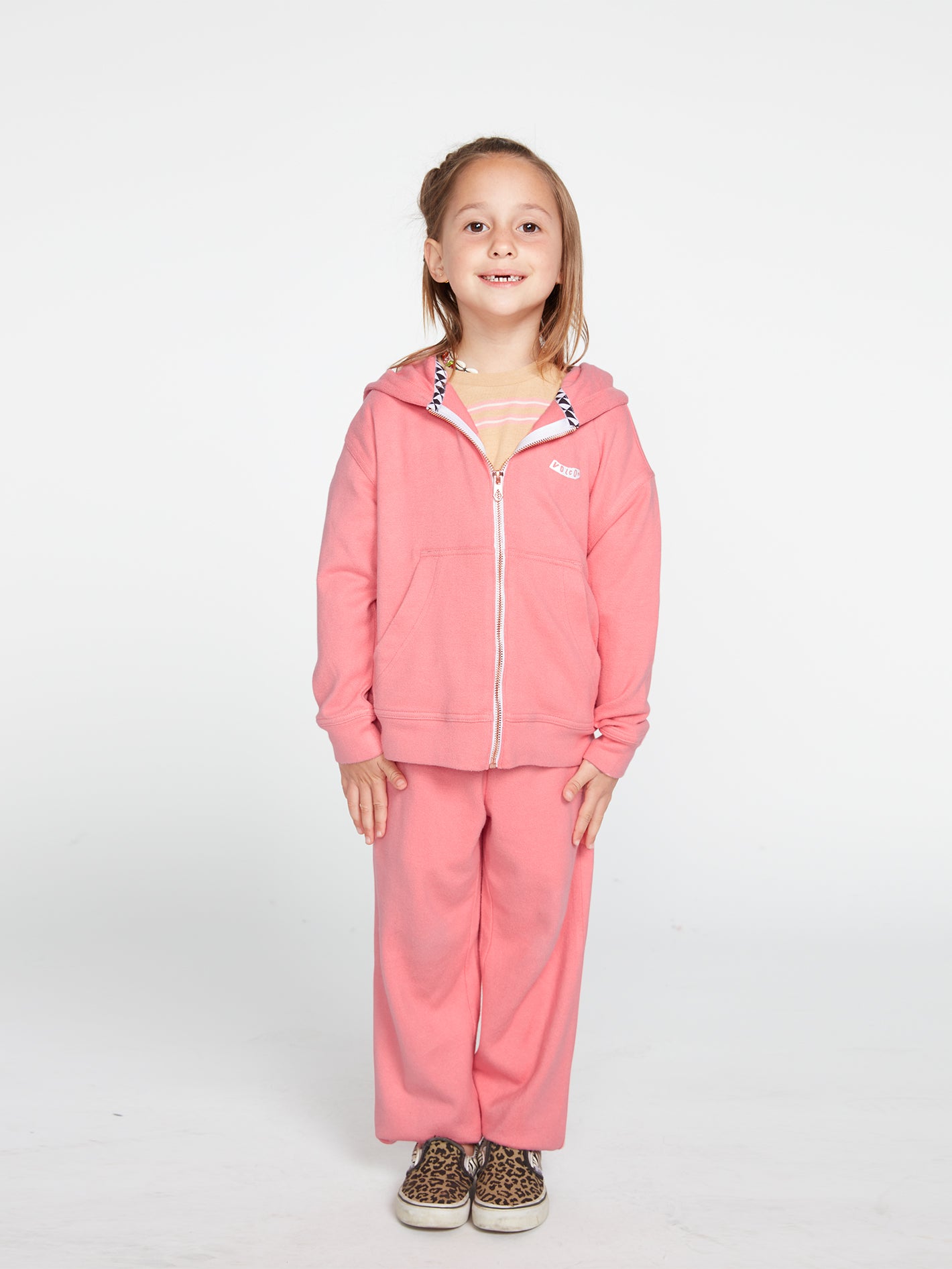 Girls Lived Lounge Zip Fleece