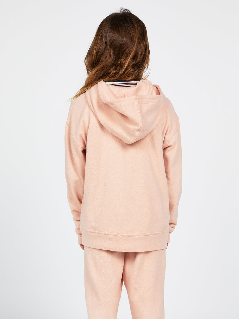 Girls Lived In Lounge Zip Up Hoodie - Hazey Pink (R4812102_HZP) [B]