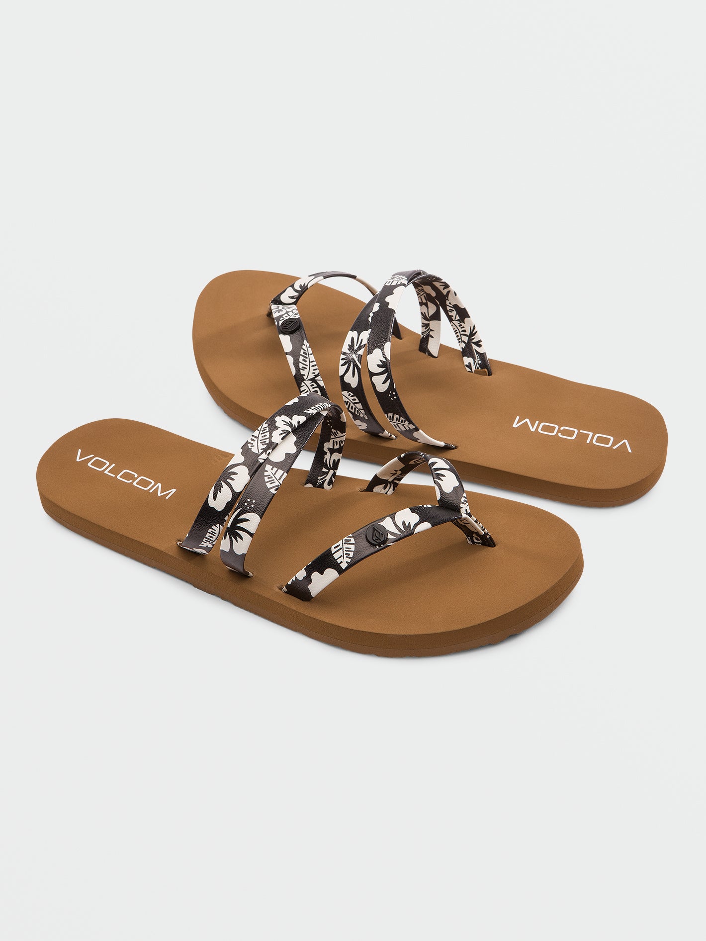 Girls Easy Breezy Sandal - Black White