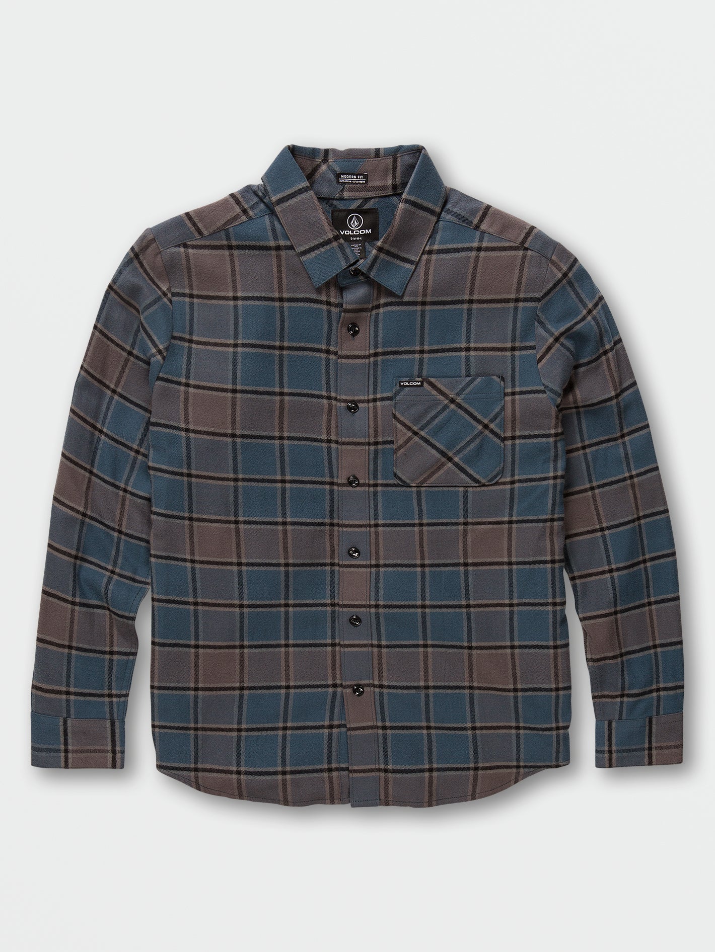 Little Boys Caden Plaid Long Sleeve Flannel