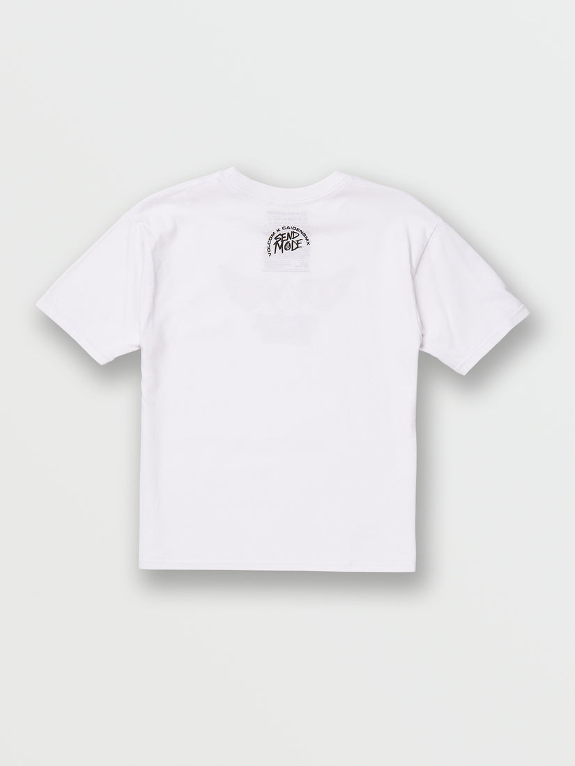 Little Boys Wingz Short Sleeve Tee - White (Y3542233_WHT) [B]