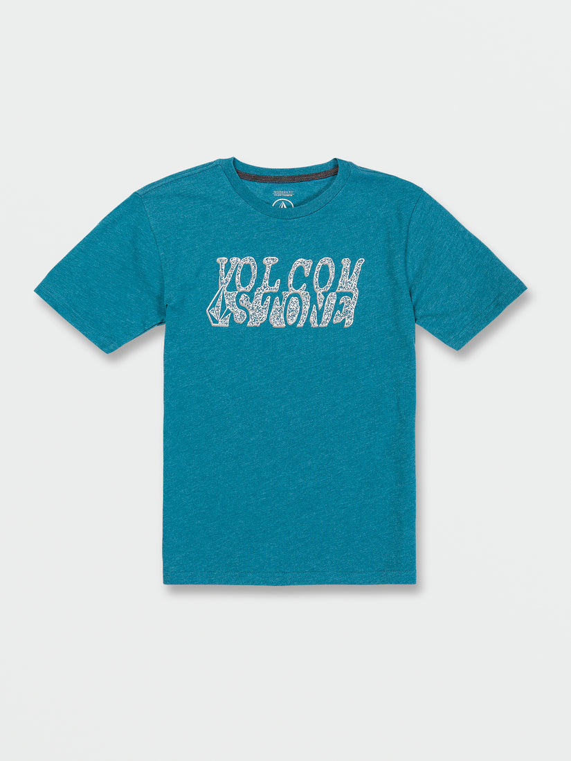 Little Boys Correlator Short Sleeve Tee - Ocean Teal Heather (Y5722303_OTH) [F]