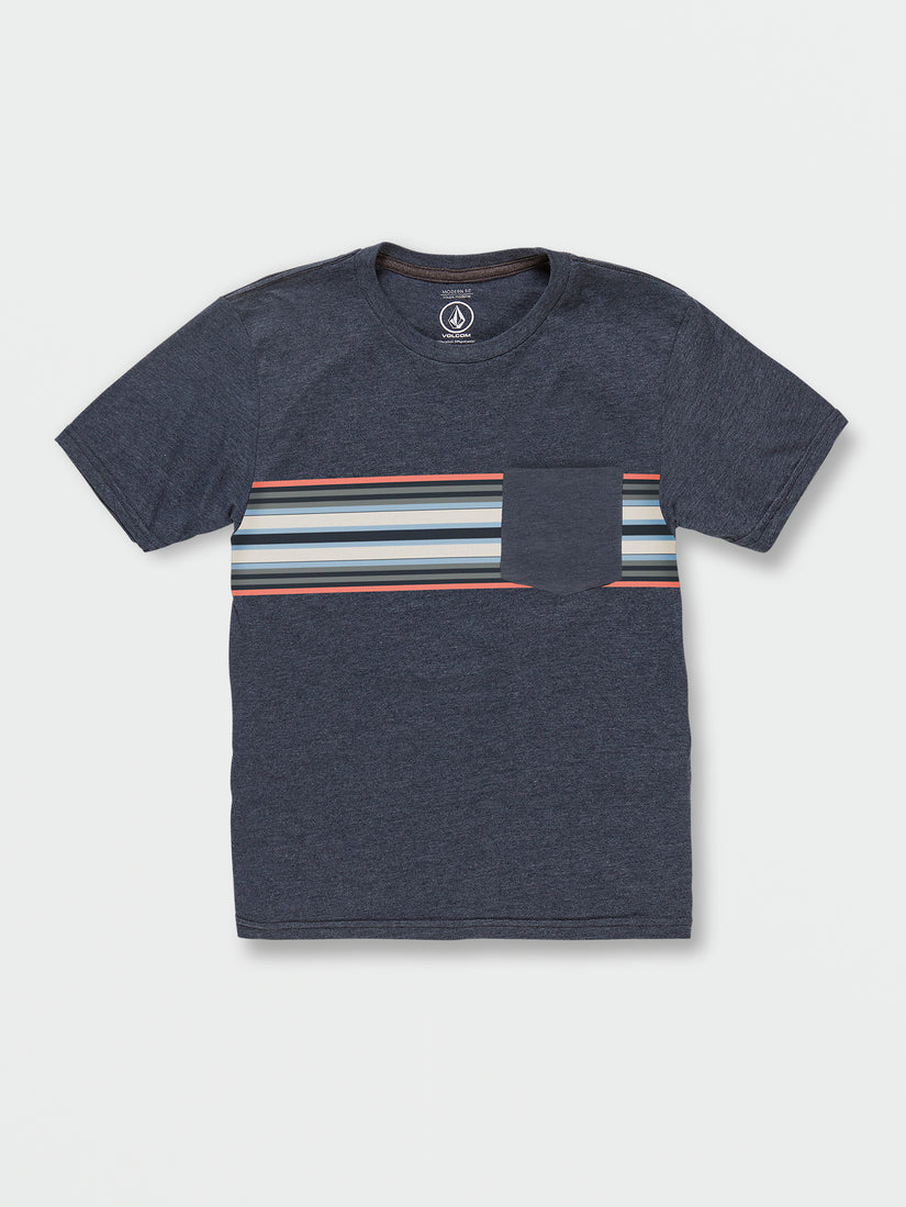 Little Boys Horizone Pocket Short Sleeve Tee - Navy Heather (Y5732209_NVH) [F]